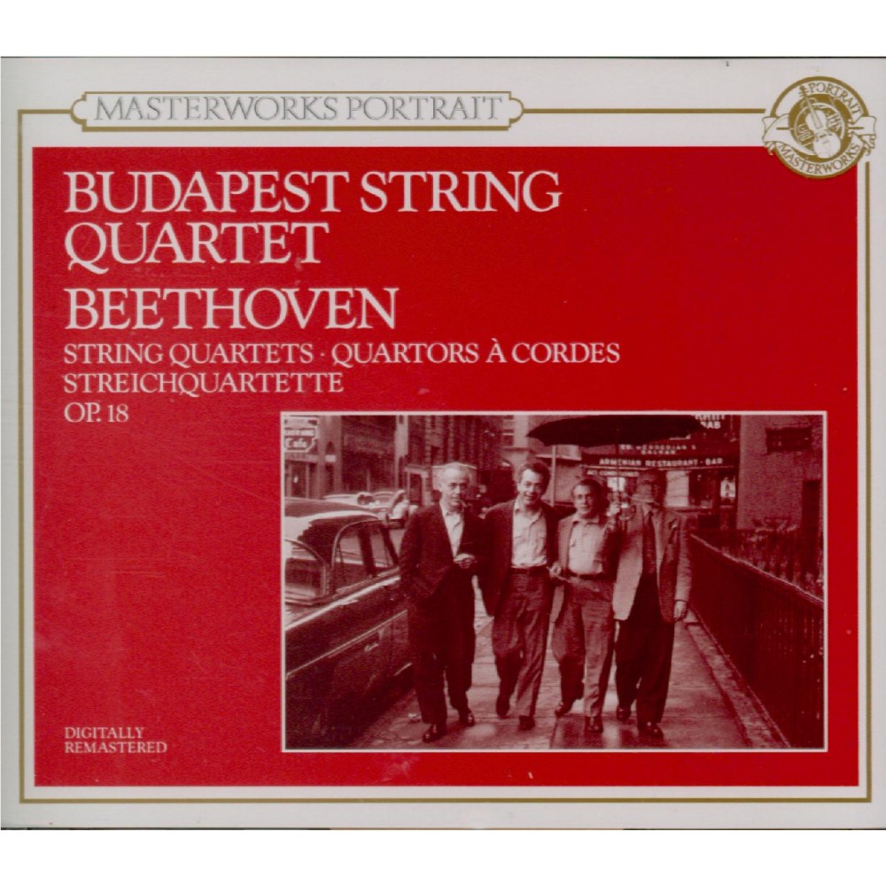 BEETHOVEN - Budapest String - Six quatuors à cordes op.18..